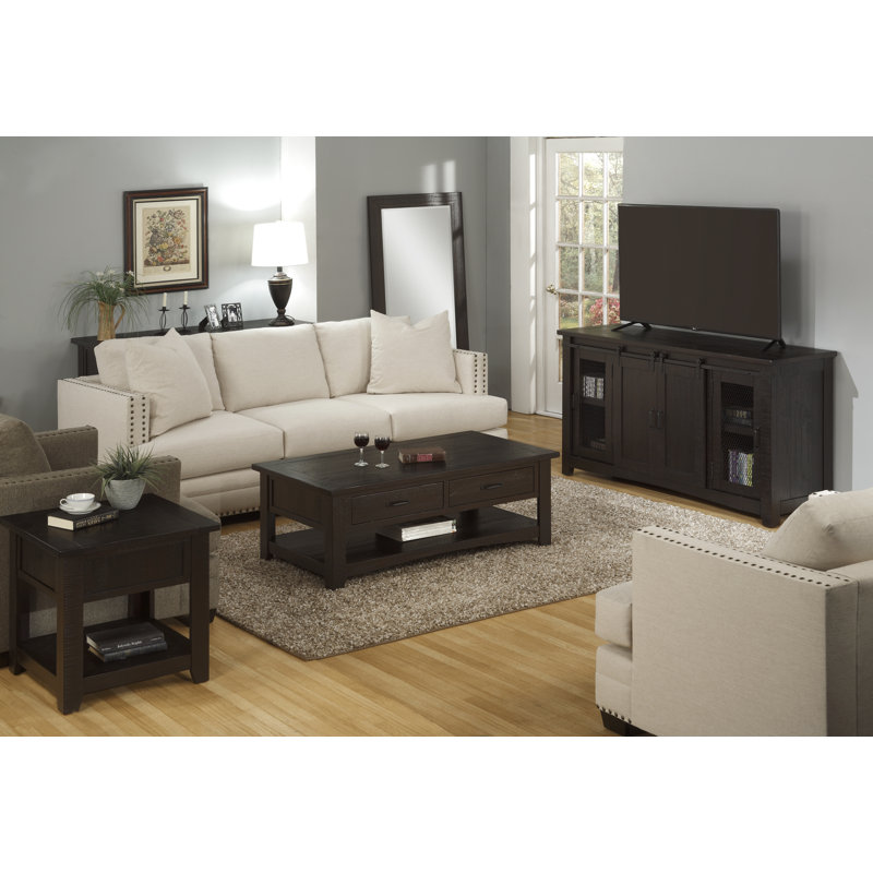 Red Barrel Studio® Kinsella 50" Solid Wood Coffee Table with Storage